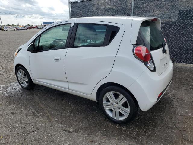 CHEVROLET SPARK 1LT 2014 white hatchbac gas KL8CD6S96EC533615 photo #3