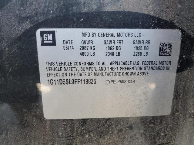 2015 CHEVROLET MALIBU 2LT 1G11D5SL9FF118835