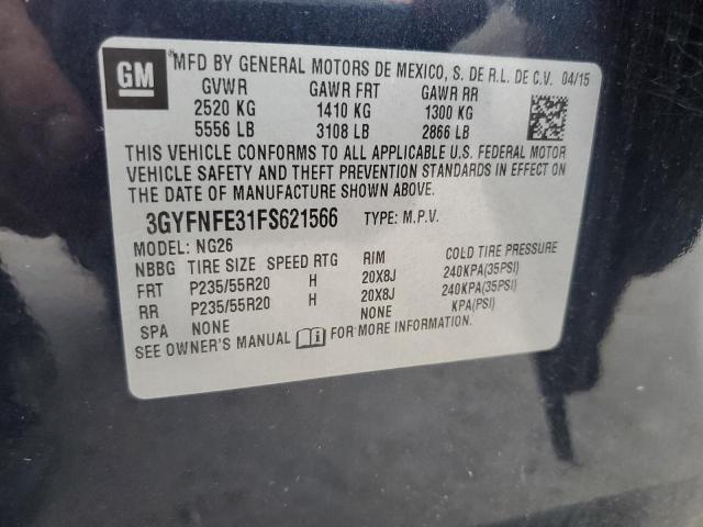 2015 CADILLAC SRX PERFOR 3GYFNFE31FS621566