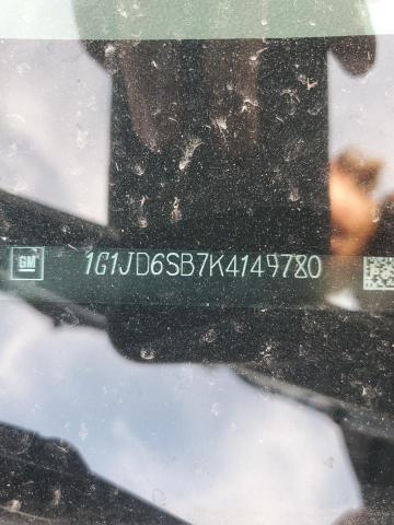 2019 CHEVROLET SONIC LT - 1G1JD6SB7K4149780