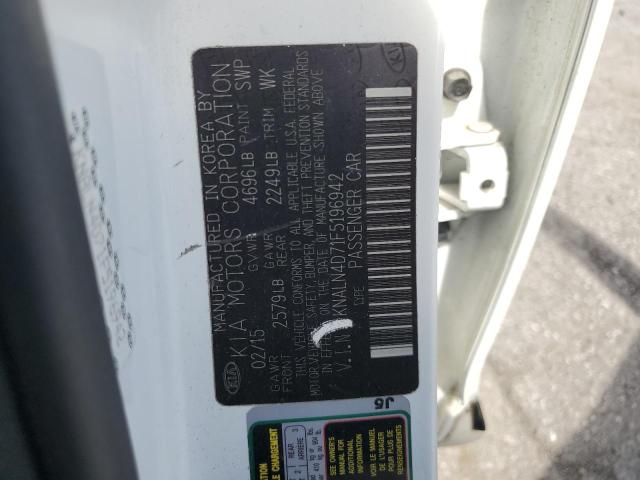 2015 KIA CADENZA PR #3290194244
