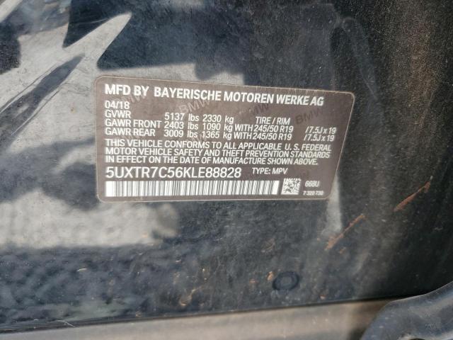 2019 BMW X3 SDRIVE30I 5UXTR7C56KLE88828