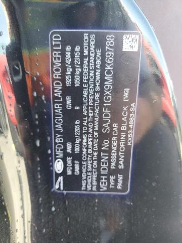 2021 JAGUAR F-TYPE FIR SAJDF1GX9MCK69788