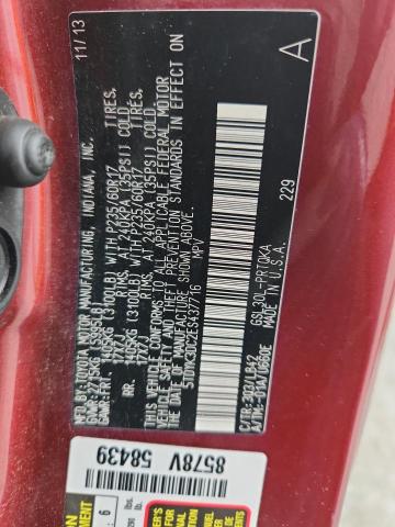 2014 TOYOTA SIENNA XLE - 5TDYK3DC2ES437716