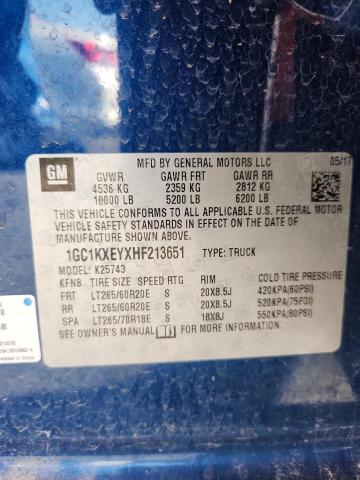 2017 CHEVROLET SILVERADO #3304712928