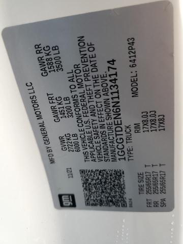 2022 CHEVROLET COLORADO Z 1GCGTDEN6N1134174