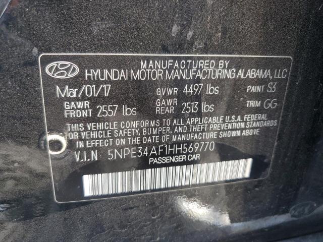 2017 HYUNDAI SONATA SPO 5NPE34AF1HH569770