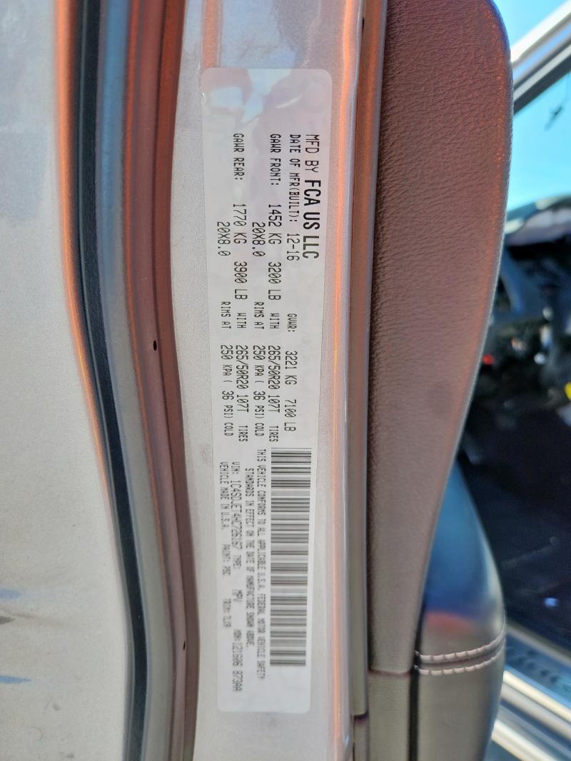 2017 DODGE DURANGO CI - 1C4SDJET4HC726167