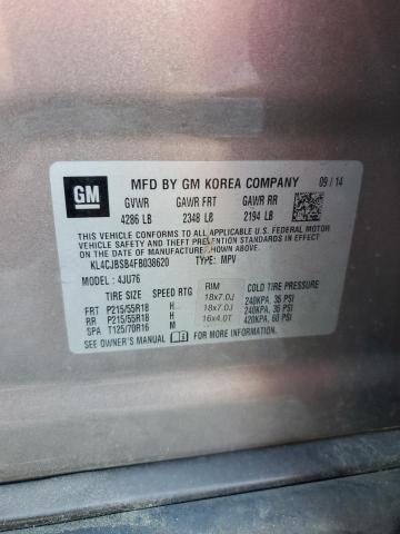 2015 BUICK ENCORE CONVENIENCE KL4CJBSB4FB038620