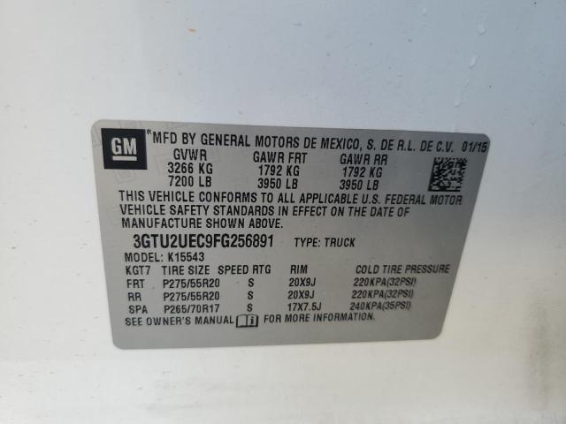 2015 GMC SIERRA K15 3GTU2UEC9FG256891