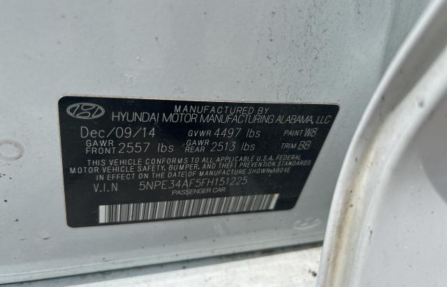 2015 HYUNDAI SONATA SPO - 5NPE34AF5FH151225