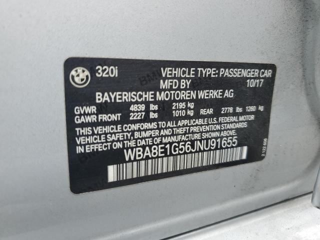 2018 BMW 320 I WBA8E1G56JNU91655