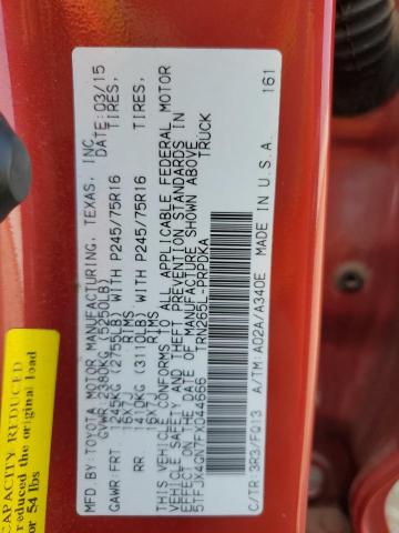 2015 TOYOTA TACOMA DOUBLE CAB PRERUNNER - 5TFJX4GN7FX044666