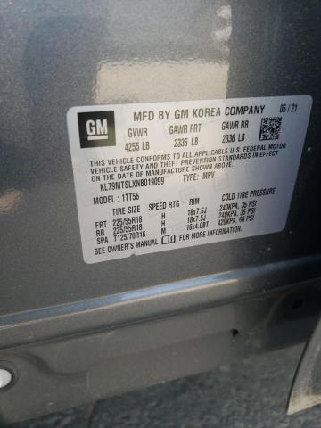 2022 CHEVROLET TRAILBLAZE KL79MTSLXNB019099