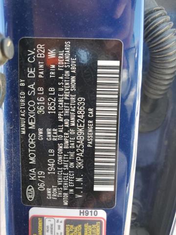 2019 KIA RIO S 3KPA25AB9KE248639