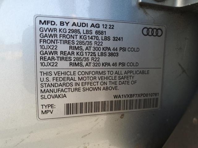 2023 AUDI Q7 PRESTIG - WA1VXBF7XPD010761