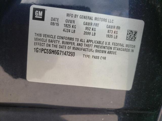 2016 CHEVROLET CRUZE LIMI 1G1PC5SH6G7147293