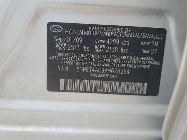 2010 HYUNDAI SONATA GLS - 5NPET4AC9AH628284