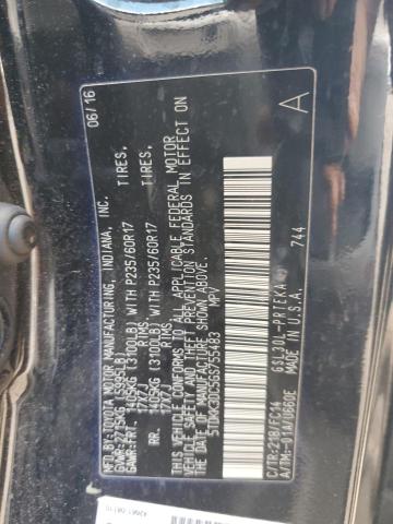 2016 TOYOTA SIENNA LE 5TDKK3DC5GS755483