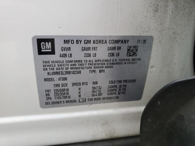 2021 BUICK ENCORE GX SELECT KL4MMESL2MB102348
