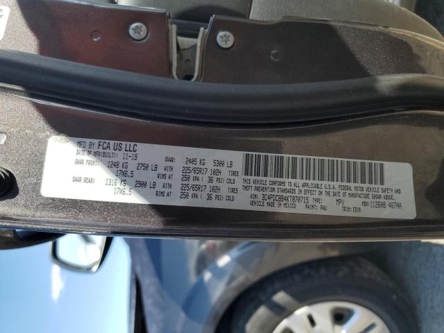 2019 DODGE JOURNEY SE - 3C4PDCBB4KT870715