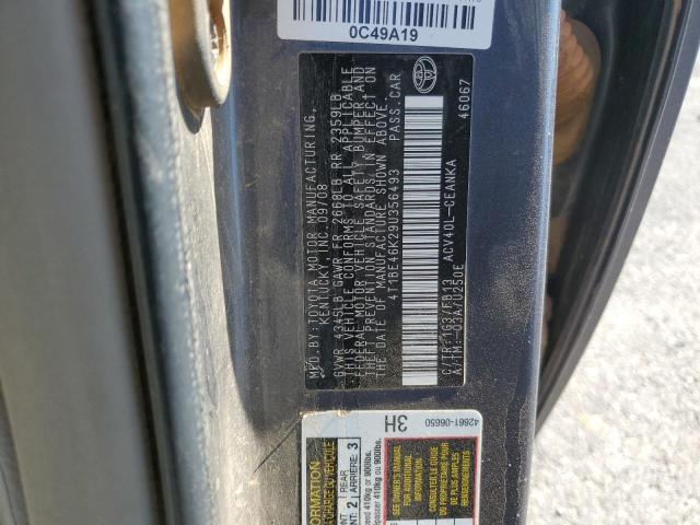 2009 TOYOTA CAMRY BASE #3296964820