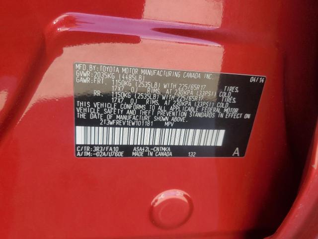 2014 TOYOTA RAV4 XLE - 2T3WFREV1EW101181