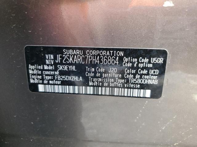 2023 SUBARU FORESTER T JF2SKARC7PH436864