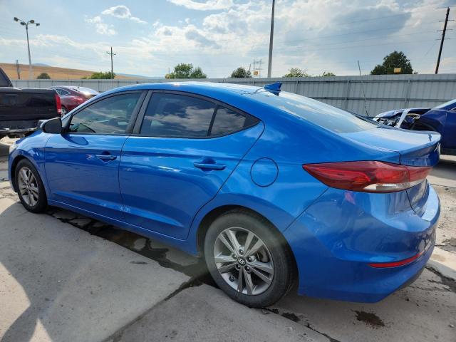 HYUNDAI ELANTRA SE 2018 blue  gas 5NPD84LF5JH301353 photo #3