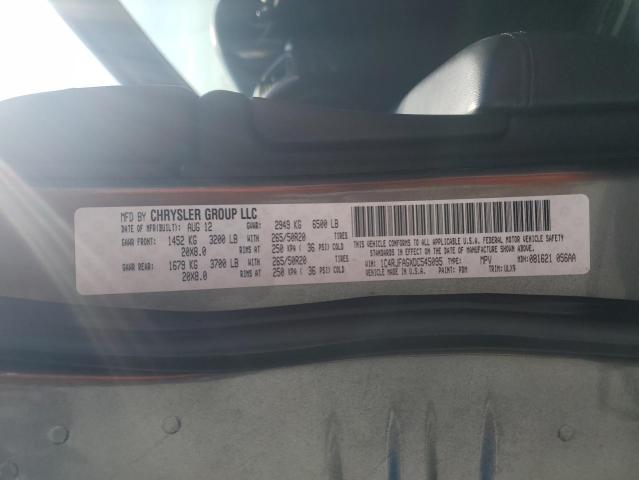 2013 JEEP GRAND CHER - 1C4RJFAGXDC545095