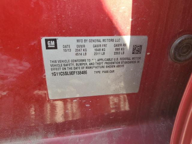 2014 CHEVROLET MALIBU 1LT - 1G11C5SL9EF138486