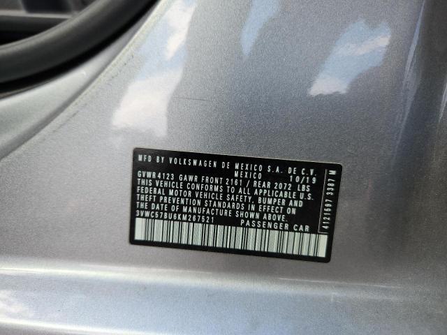 2019 VOLKSWAGEN JETTA S - 3VWC57BU6KM267521