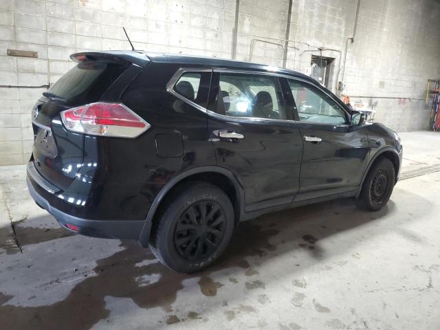 NISSAN ROGUE S 2015 black 4dr spor gas KNMAT2MV9FP546082 photo #4