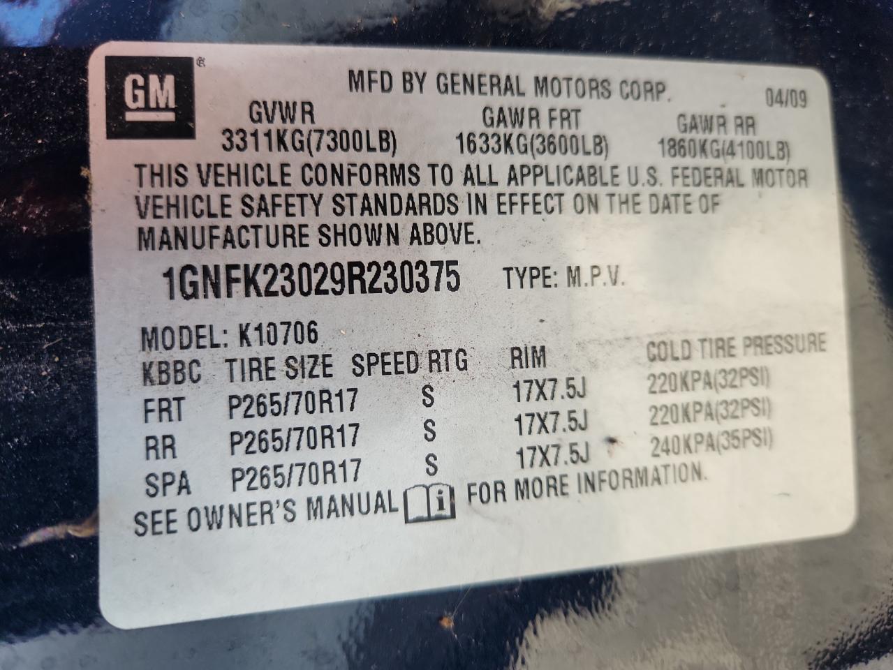 CHEVROLET TAHOE K1500 LT