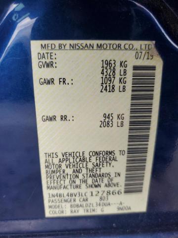 2020 NISSAN ALTIMA S 1N4BL4BV3LC127866