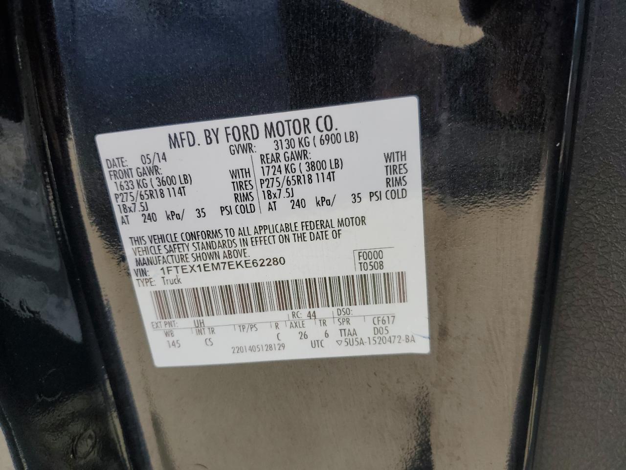 FORD F-150 SUPER CAB