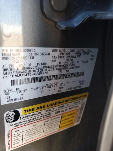 2019 FORD EXPEDITION XLT - 1FMJU1JT6KEA57974