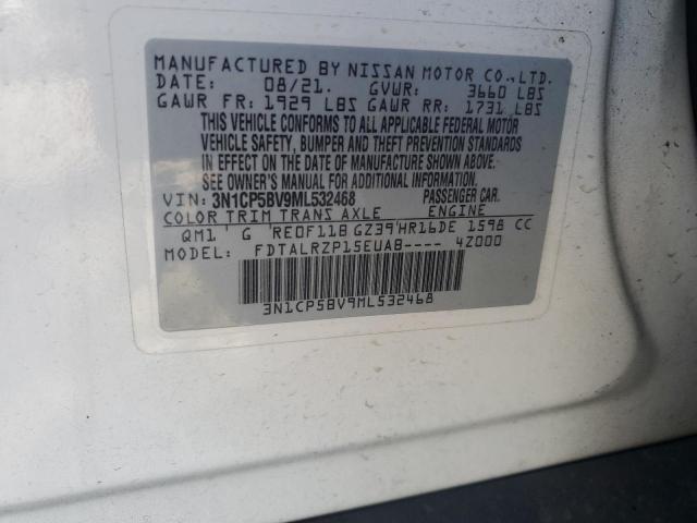 2021 NISSAN KICKS S 3N1CP5BV9ML532468