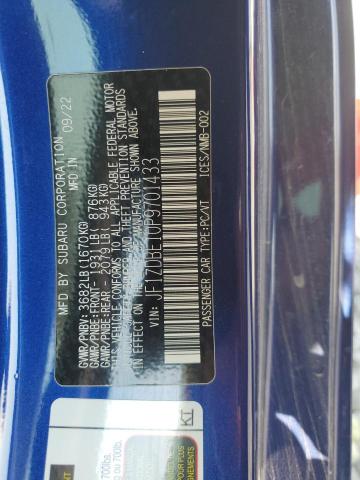 2023 SUBARU BRZ LIMITE JF1ZDBE10P9701433
