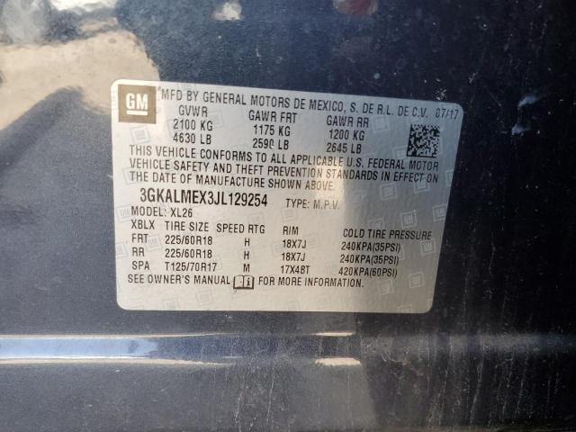 2018 GMC TERRAIN SL 3GKALMEX3JL129254