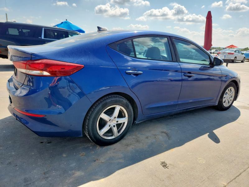 HYUN ELANTRA SE 2017 blue sedan 4d gas 5NPD74LF0HH180079 photo #4