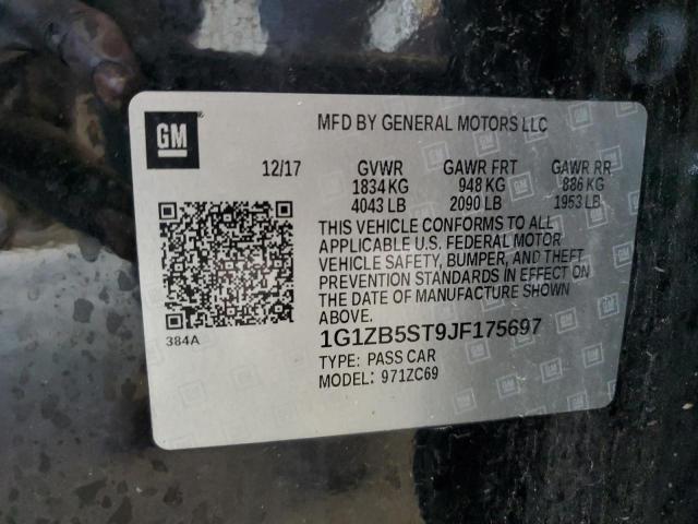 2018 CHEVROLET MALIBU LS - 1G1ZB5ST9JF175697