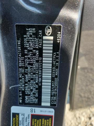 2015 TOYOTA AVALON XLE 4T1BK1EB9FU172110