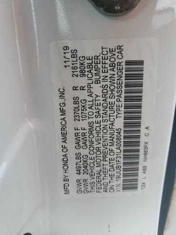 2020 ACURA TLX - 19UUB1F31LA008045