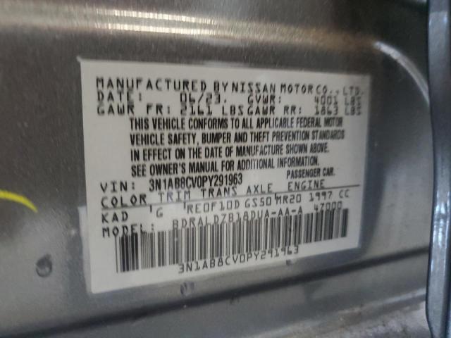2023 NISSAN SENTRA SV 3N1AB8CV0PY291963