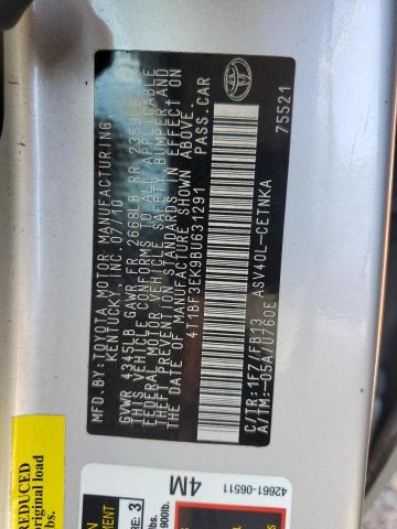 2011 TOYOTA CAMRY BASE #3309473589