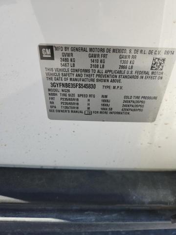 2015 CADILLAC SRX LUXURY 3GYFNBE35FS545830