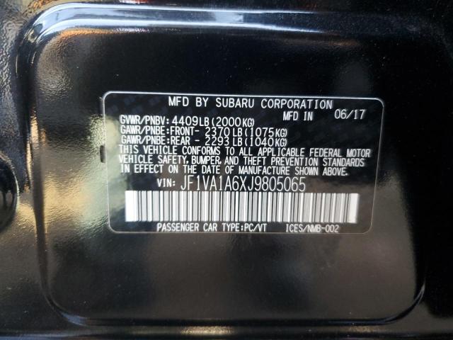 2018 SUBARU WRX - JF1VA1A6XJ9805065