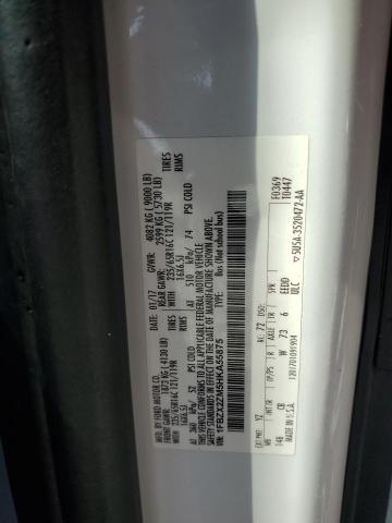 2017 FORD TRANSIT T-350 1FBZX2ZM5HKA55875