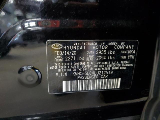 2020 HYUNDAI IONIQ BLUE KMHC65LC4LU212519